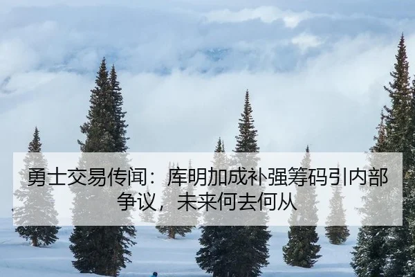 勇士交易传闻：库明加成补强筹码引内部争议，未来何去何从